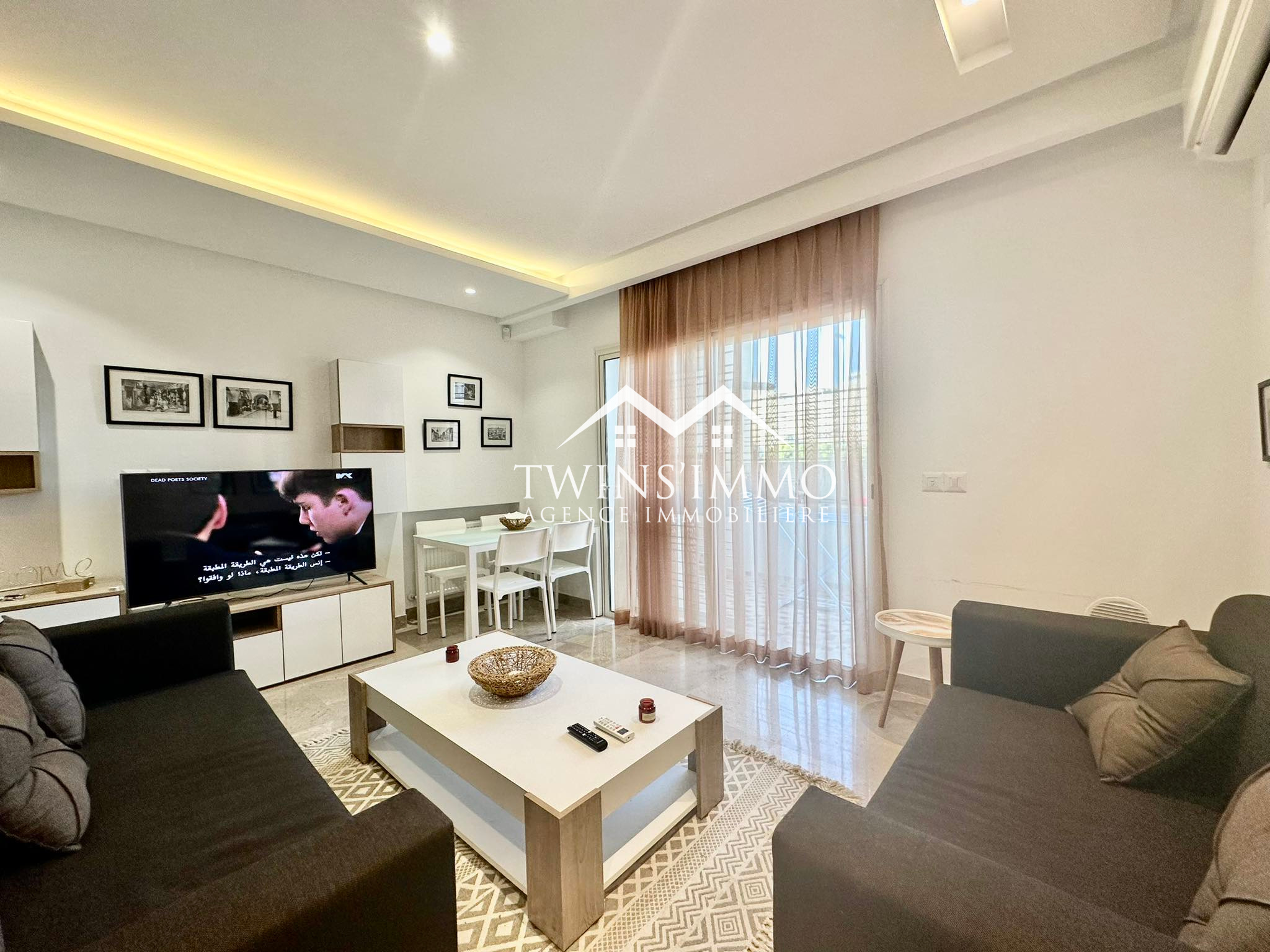 Ain Zaghouan Jardins de Carthage Location Appart. 1 pice Appartement s1 meubl aux jardins de carthage
