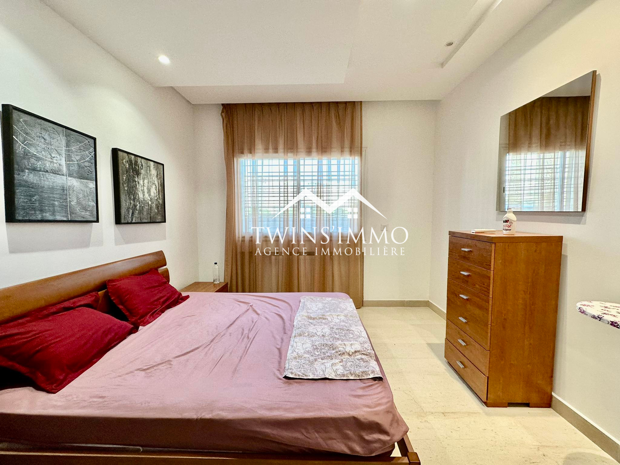 Ain Zaghouan Jardins de Carthage Location Appart. 1 pice Appartement s1 meubl aux jardins de carthage