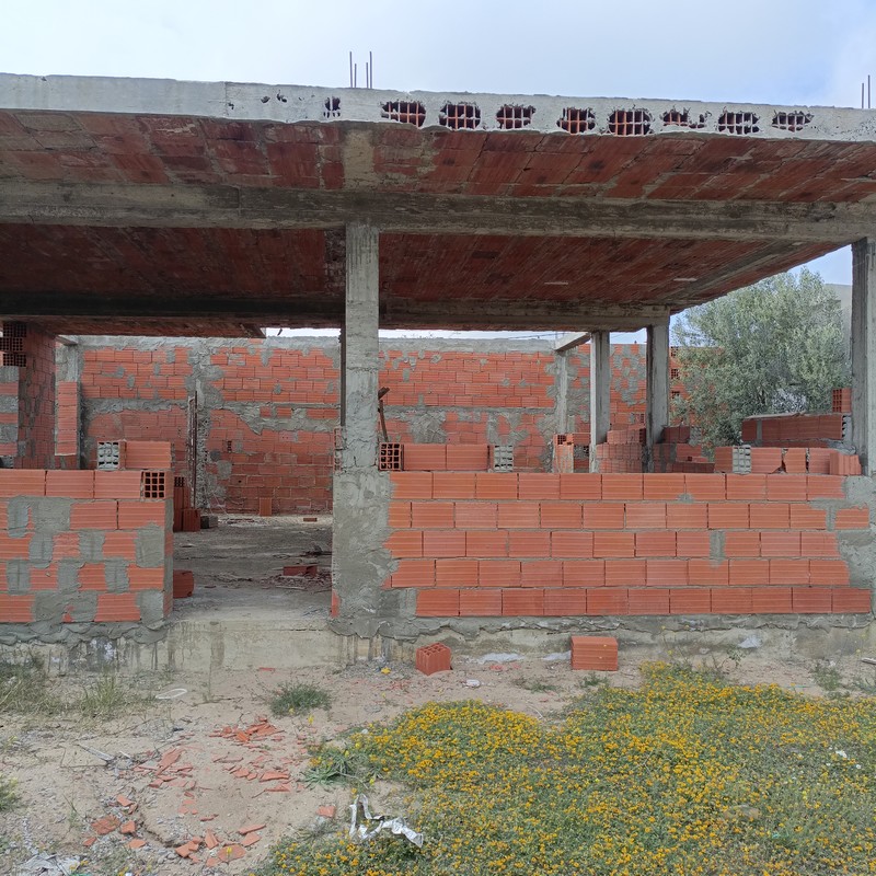 Hammamet Hammamet Vente Appart. 3 pices Av maison 300m non fini  hammamet nord