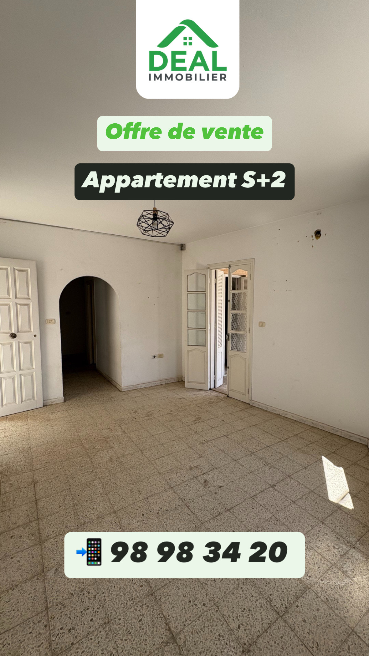 Msaken Msaken Vente Appart. 2 pices Appartement s2  m'saken