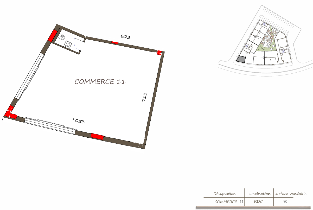 Hammam Chatt Borj Cedria Bureaux & Commerces Surfaces Local commercial direct promoteur