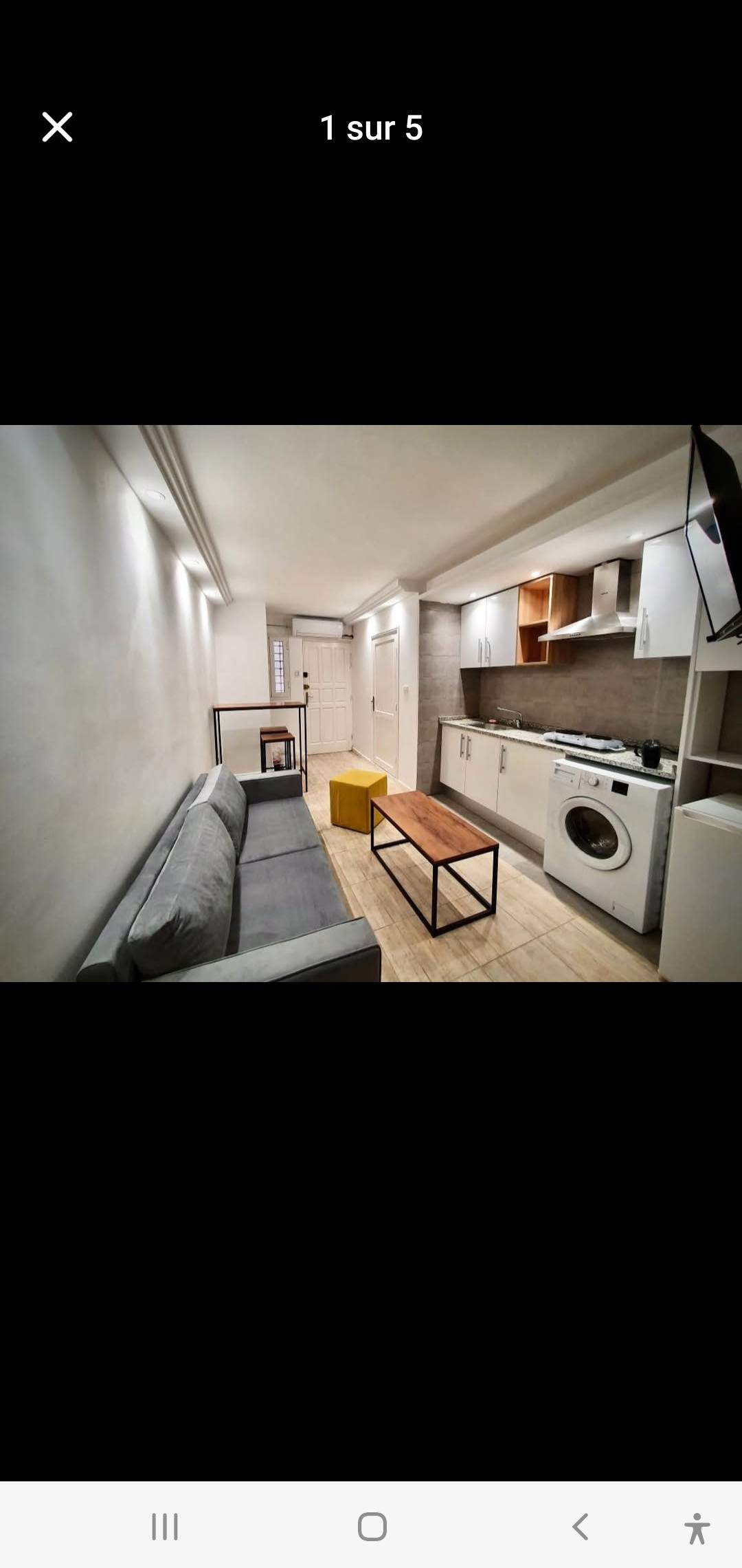 Ariana Ville Cite Ennasr 1 Location Appart. 2 pices S1 situ  ennaser 1