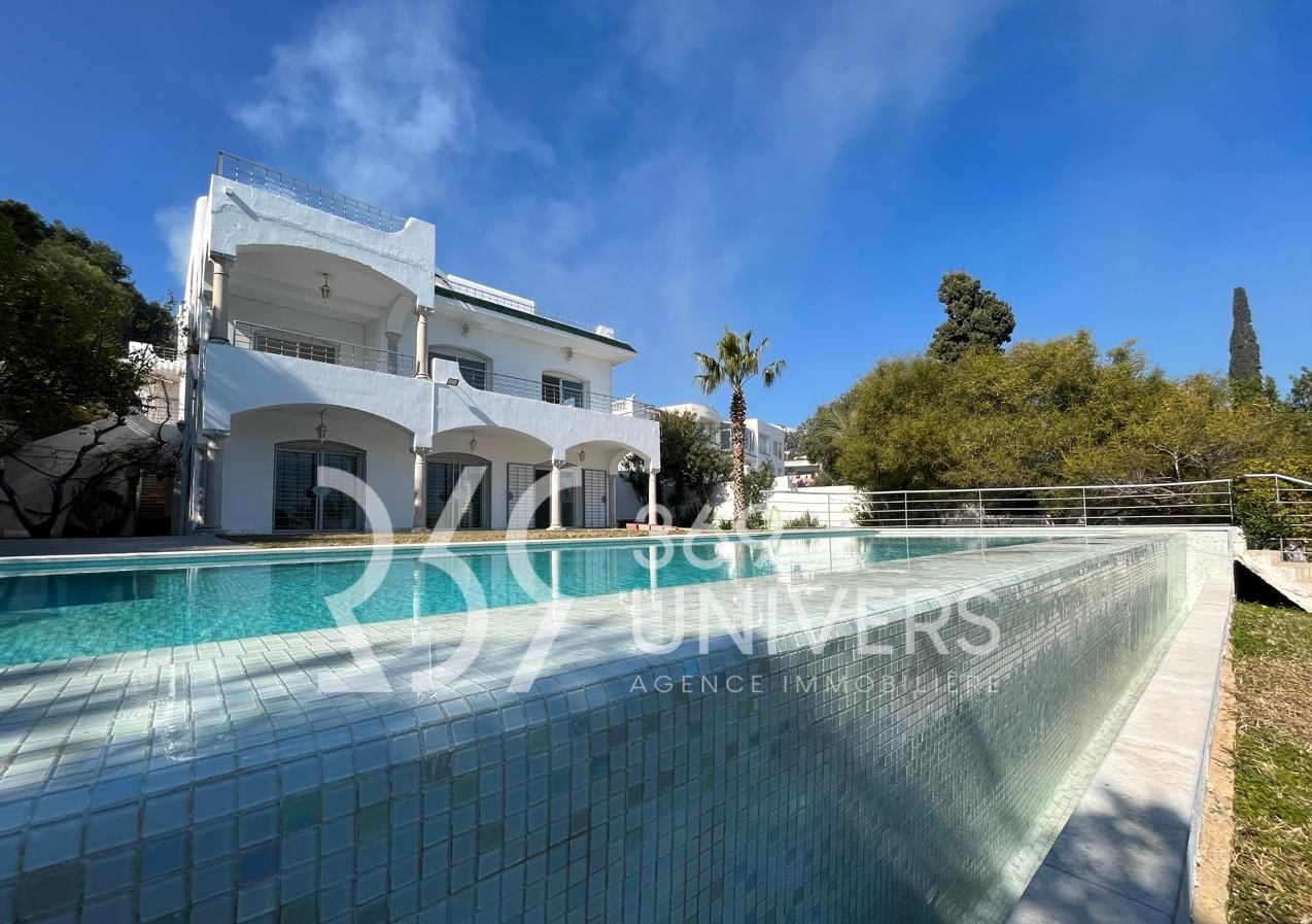 La Marsa Gammart Location Maisons Villa avec vue sur mer  gammarth ref rh155