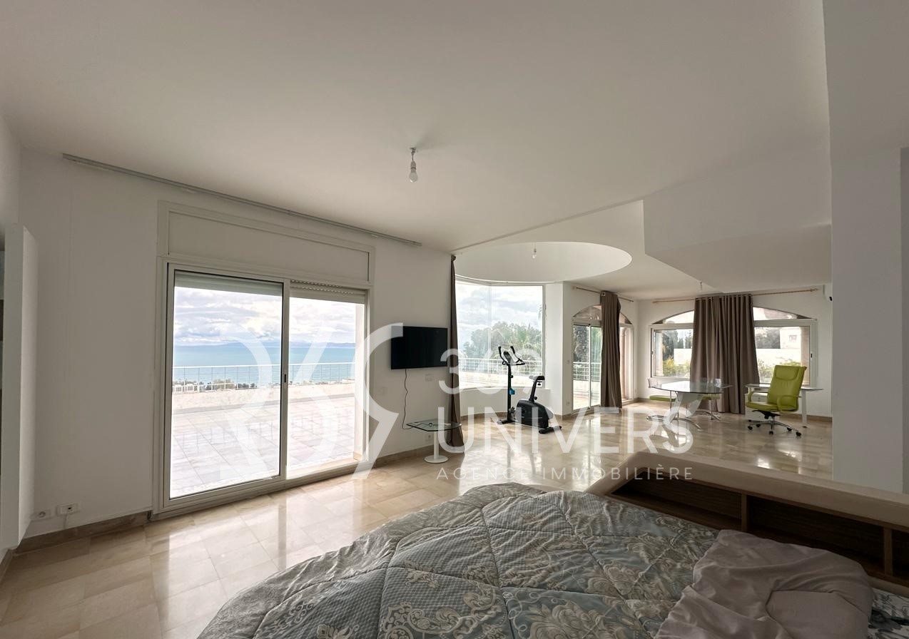 La Marsa Gammart Location Maisons Villa avec vue sur mer  gammarth ref rh155