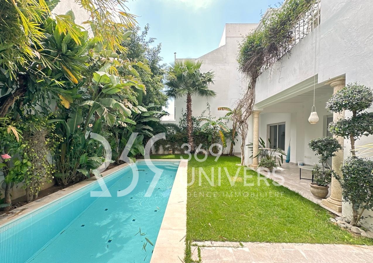La Marsa Marsa Ennassim Location Maisons Villa avec piscine  la marsa ref rh154