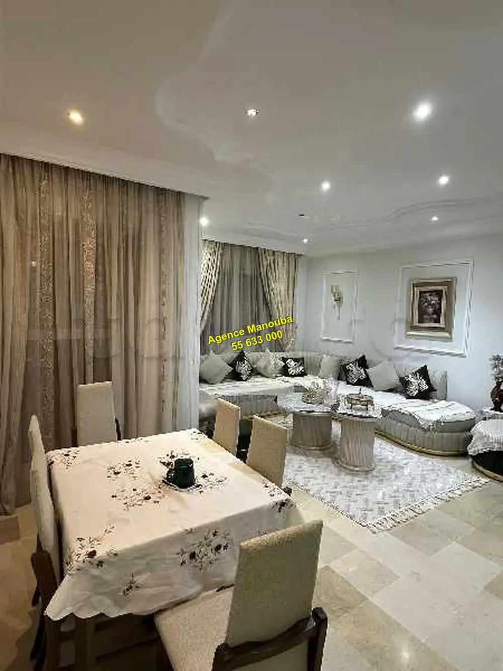Mannouba La Mannouba Location Maisons Al tage de villa s3 au 1er ref45752