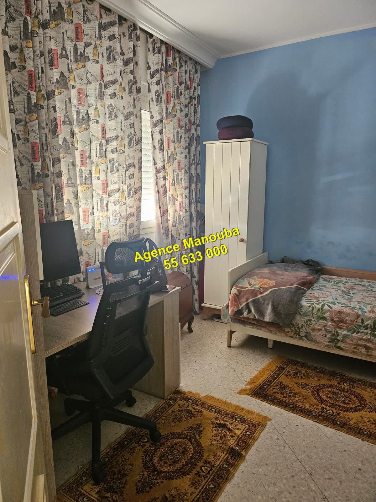Mannouba La Mannouba Location Appart. 3 pices Al s3 au 1er proche de toutes les commodits