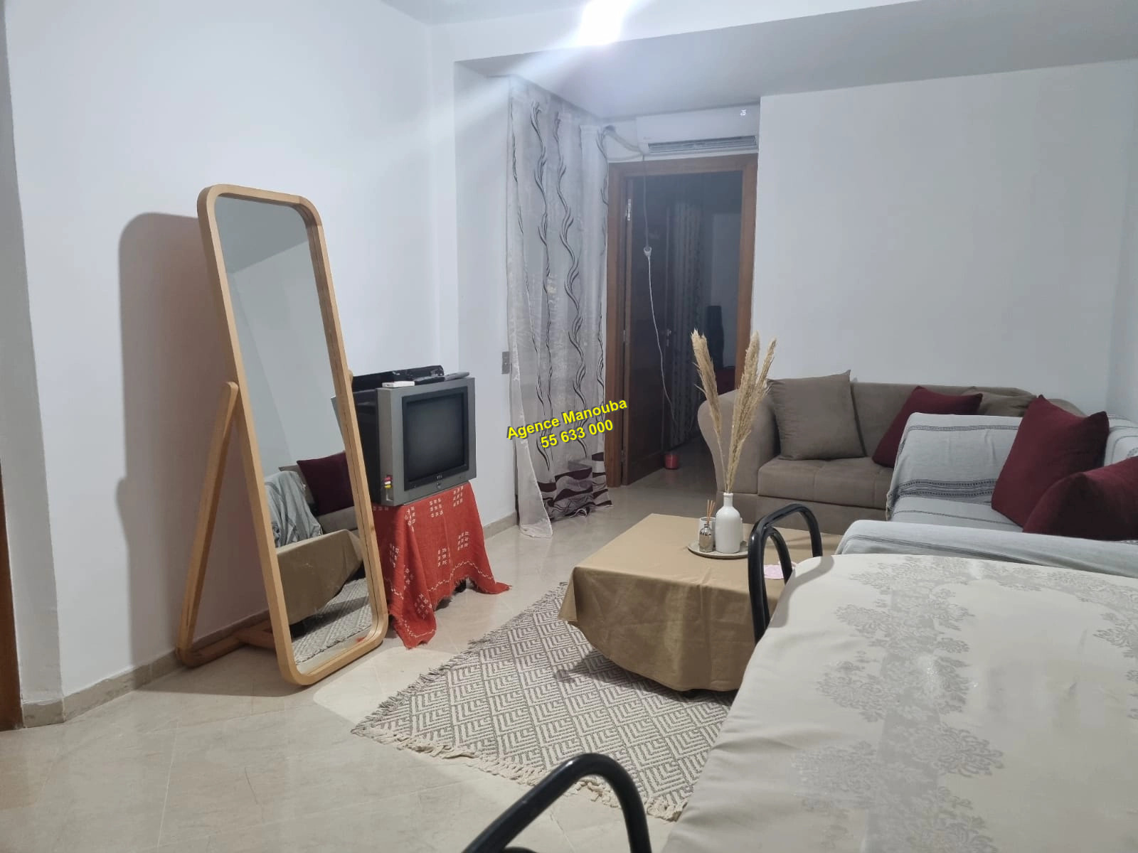 Mannouba La Mannouba Location Appart. 1 pice Appartement s1 meubl avec bon standing au 3