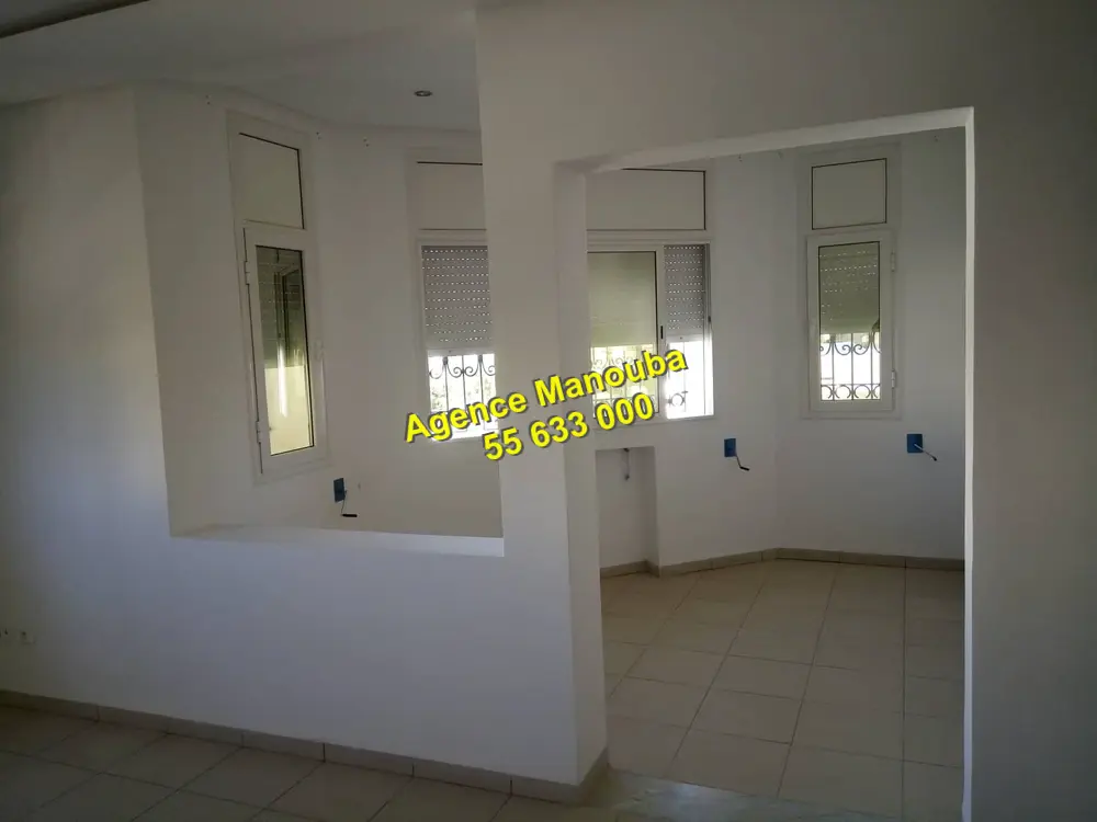 Mannouba La Mannouba Location Appart. 3 pices Al tage de villa s3 au 1er ref5564