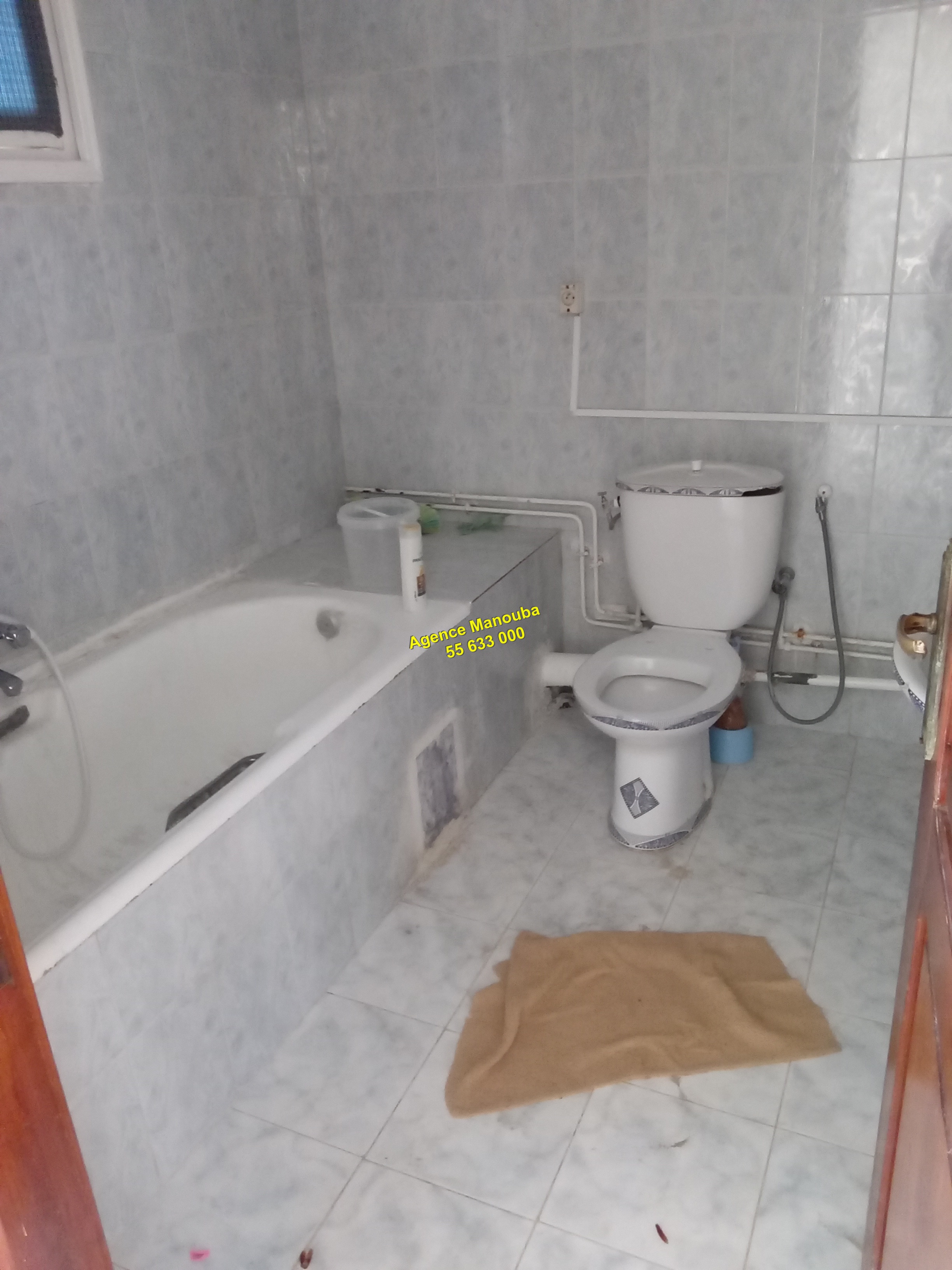 Mannouba La Mannouba Location Appart. 3 pices Al tage de villa s3 au 1er ref 8888