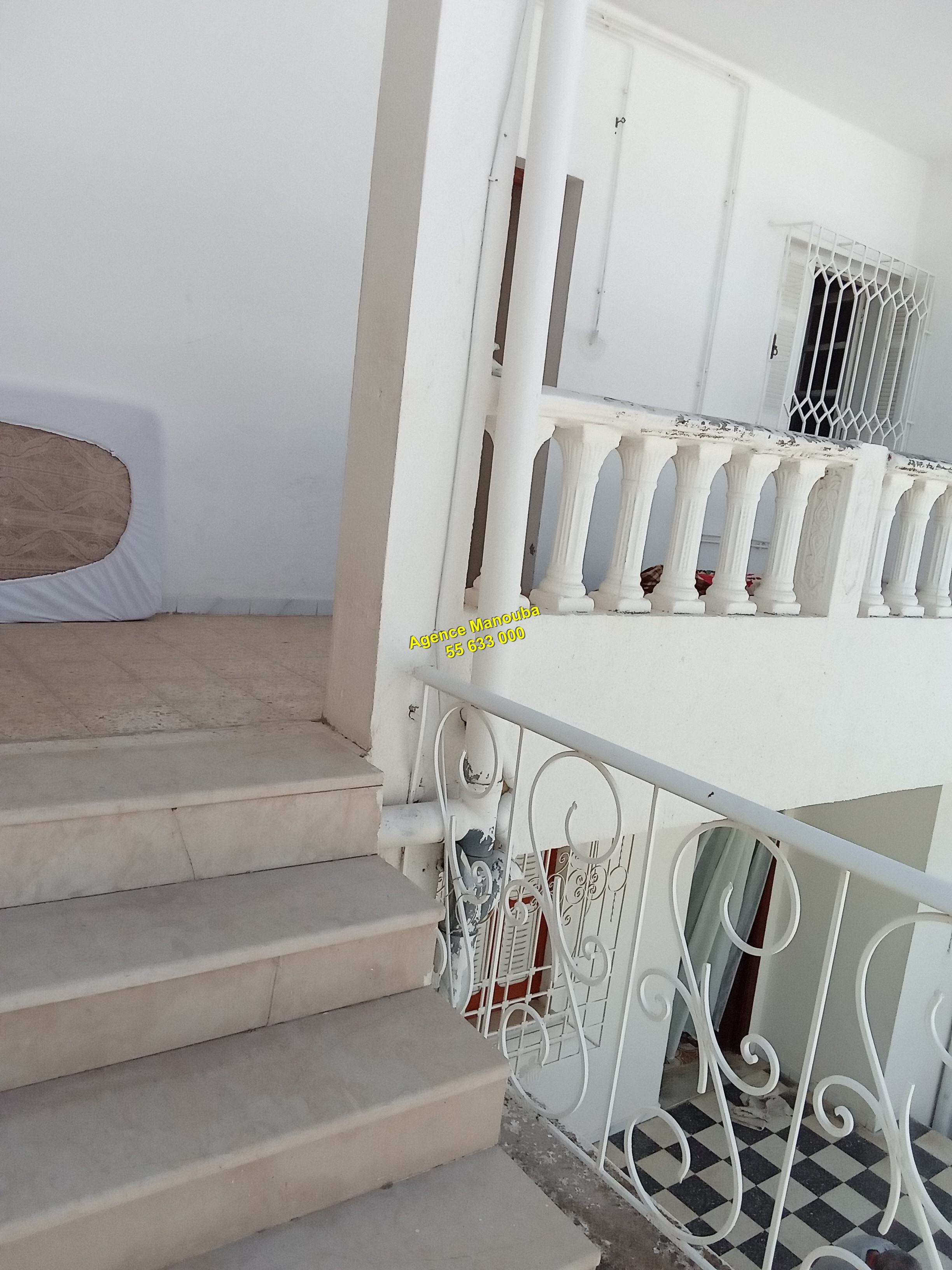 Mannouba La Mannouba Location Appart. 3 pices Al tage de villa s3 au 1er ref 8888