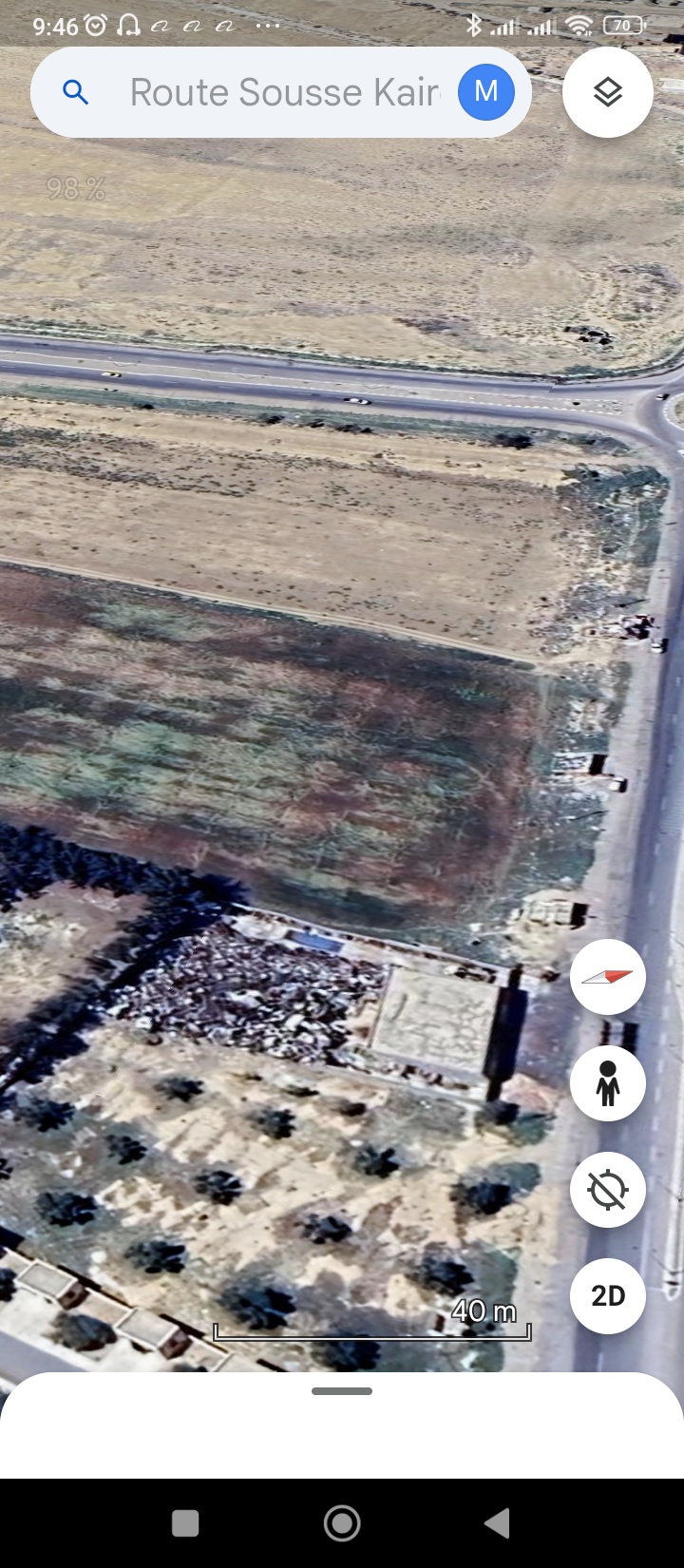 Kairouan Nord Cite Ennasr Terrain Terrain nu Lots de terrains route sousse kairouan