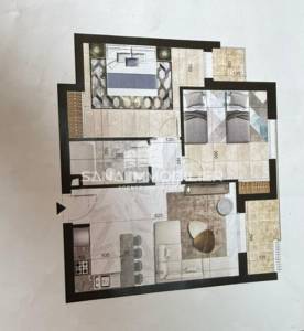 Hammamet Cite Afh Vente Appart. 1 pice A  un appartement en s2 de 88 m ref263a