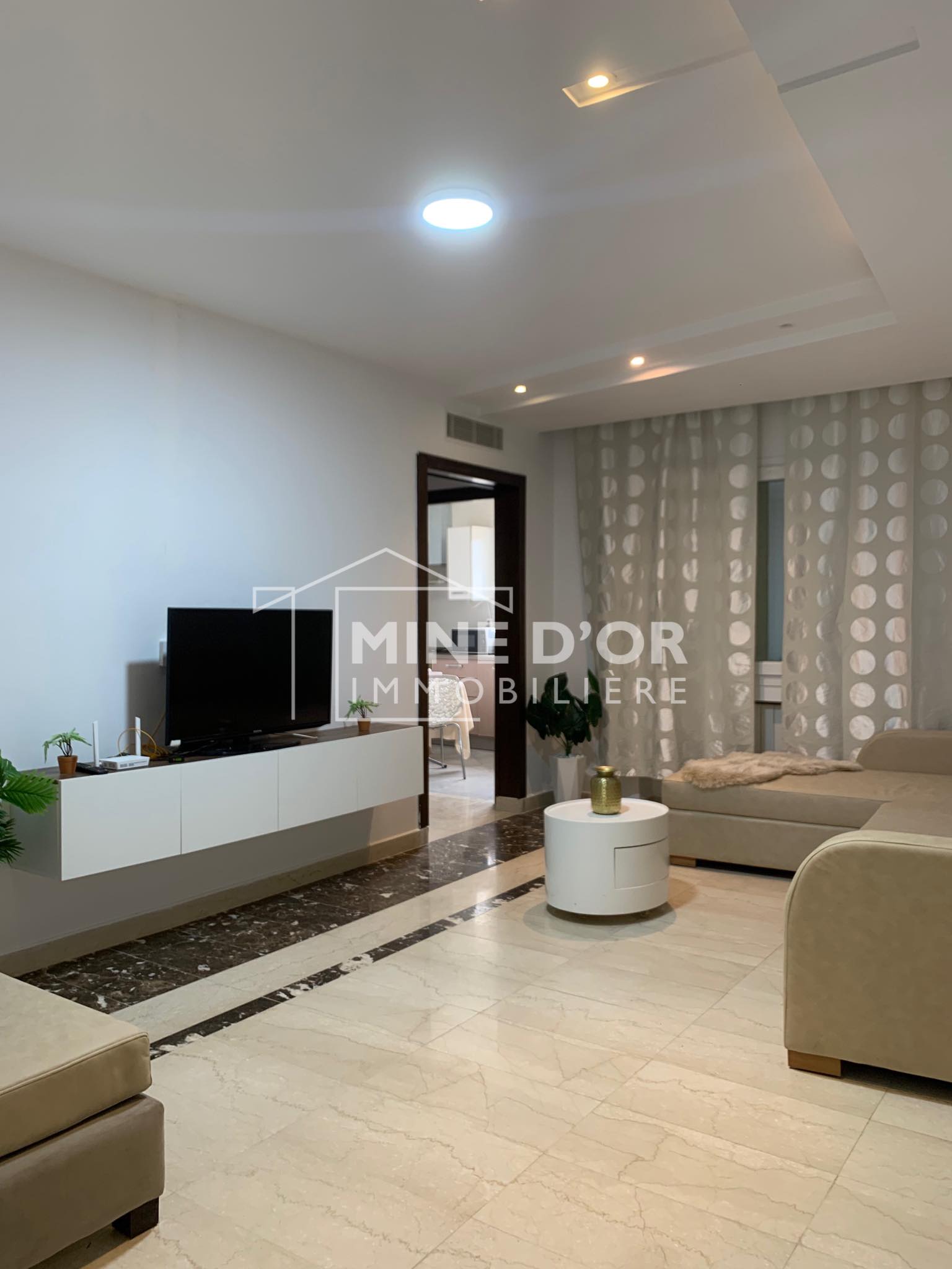 Ain Zaghouan Jardins de Carthage Location Appart. 2 pices Al appartement s1 meubl a jardin de carthage