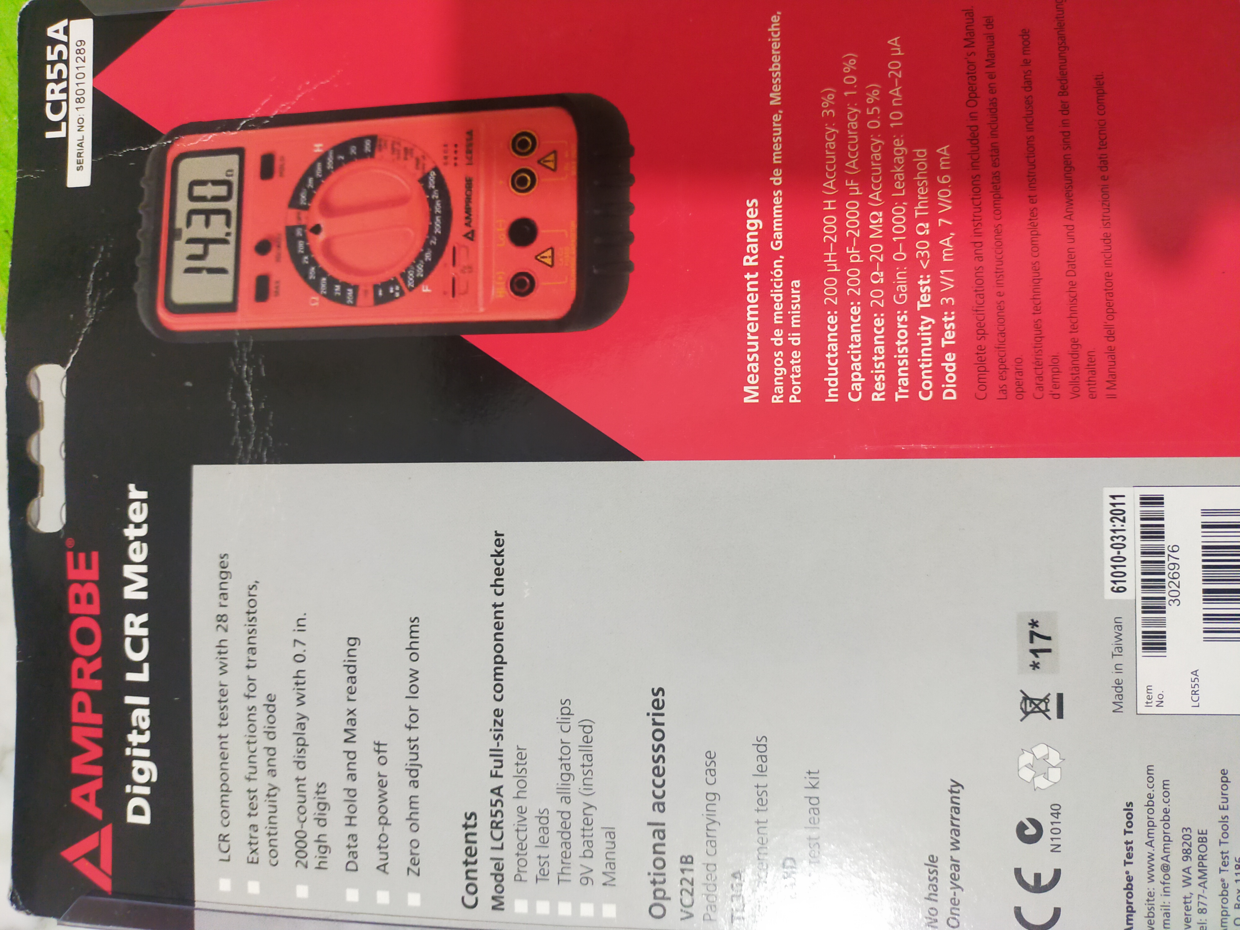 Bou Mhel El Bassatine Bou Mhel Autre Autre Multimetre amprobe lcr55a cachet