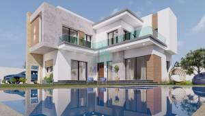 Hammamet Sidi Jedidi Vente Maisons Villa moderne avec piscine  hammamet ref208a