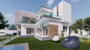 Hammamet Sidi Jedidi Vente Maisons Villa moderne avec piscine  hammamet ref208a