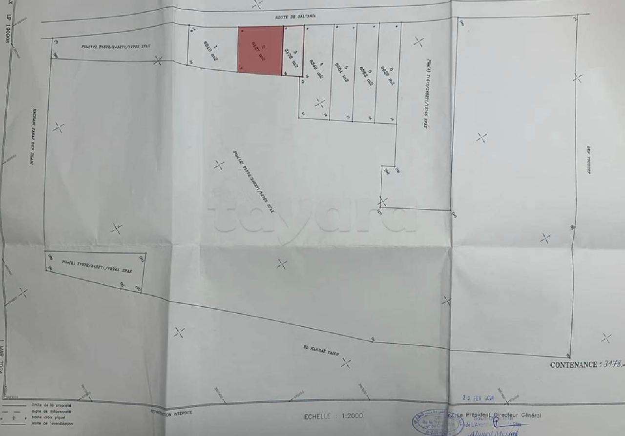 Sakiet Eddaier Essaltania Terrain Terrain agricole Terrain 6127m2