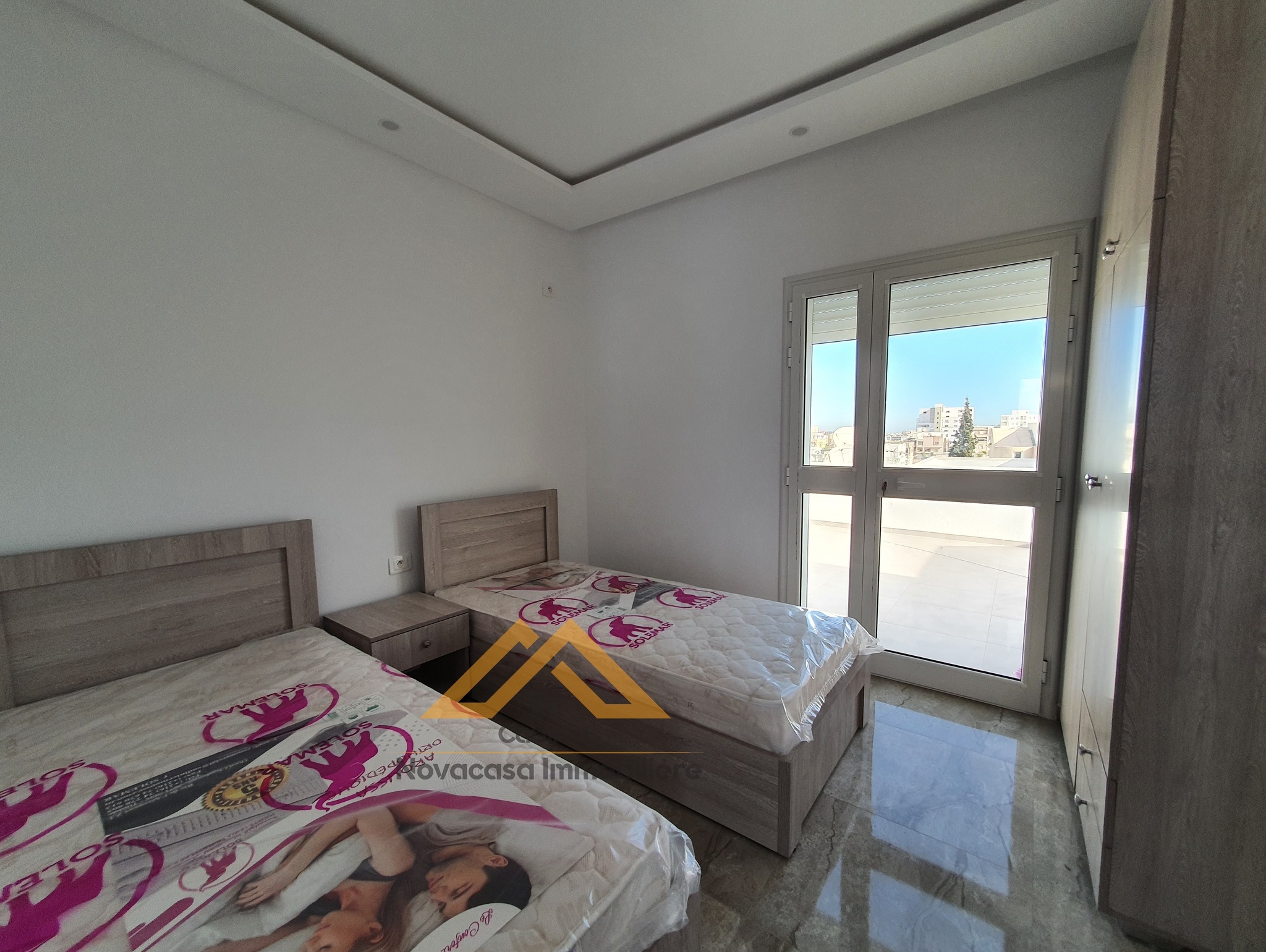 Sousse Jaouhara Sahloul Location Appart. 2 pices Charmant appartement s1  sahloul