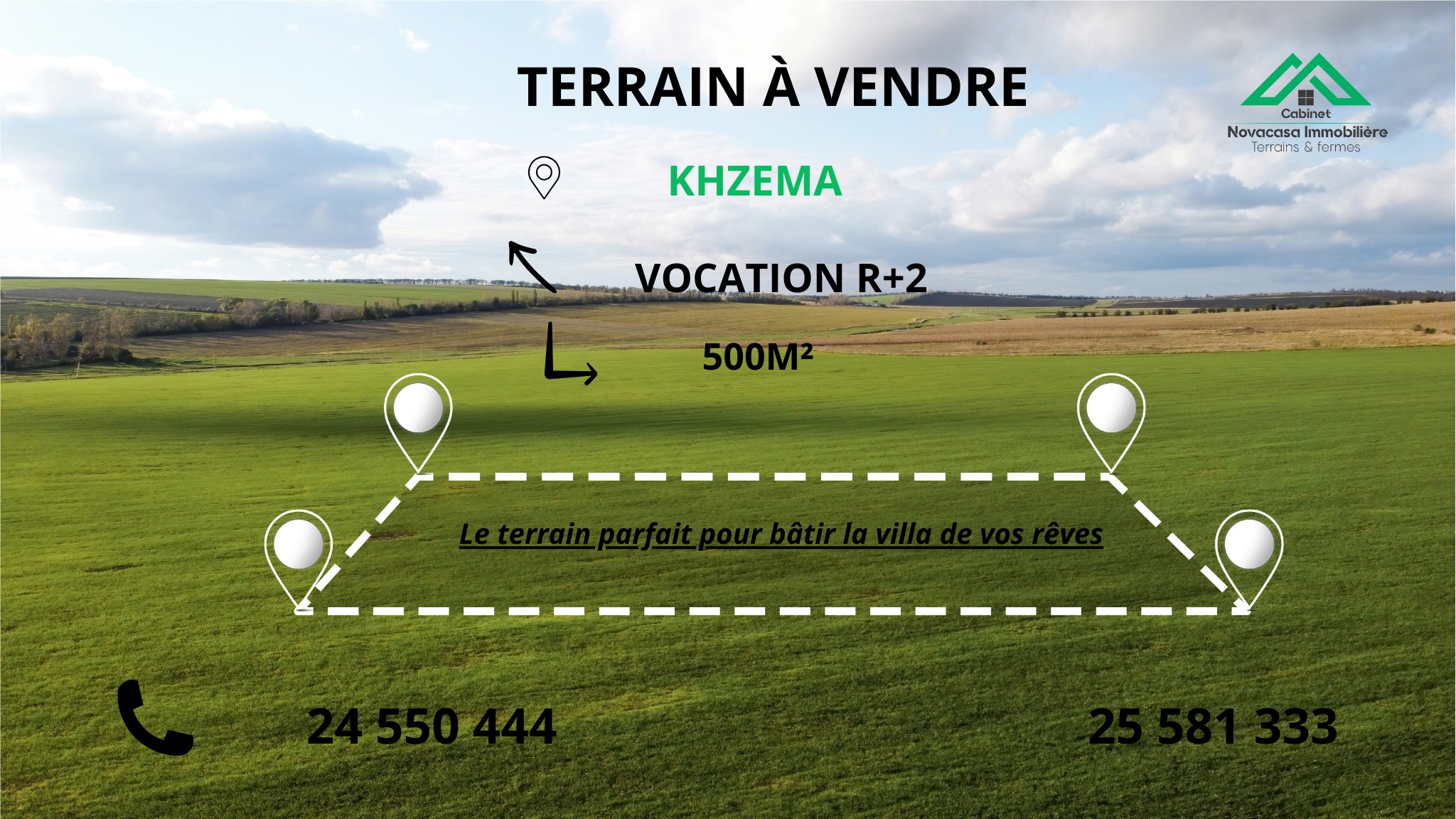 Sousse Jaouhara Sousse Khezama Terrain Terrain agricole Terrain  dans une zone de prestige