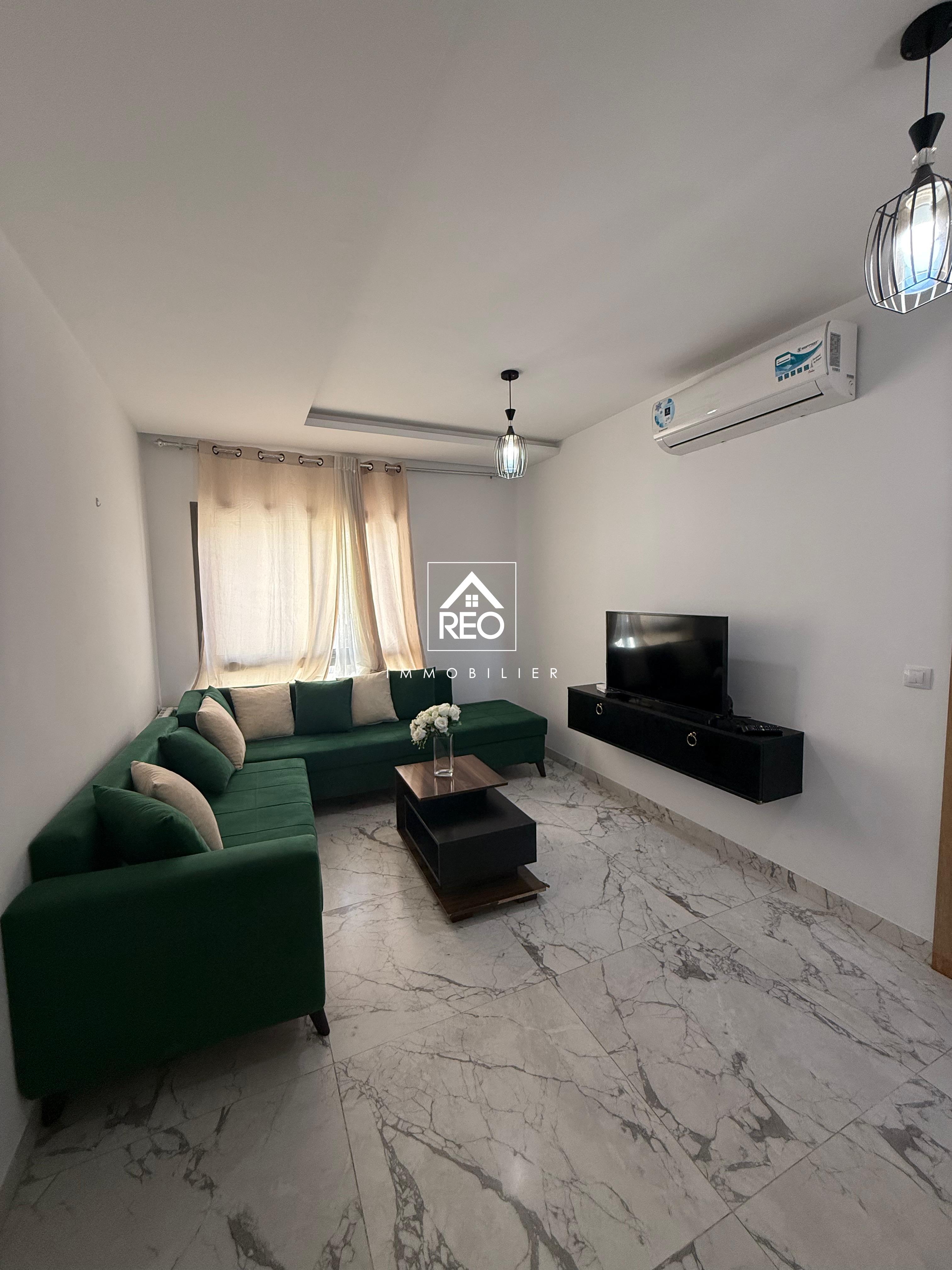 La Soukra La Soukra Location Appart. 1 pice Un appartement s1meubl situ  la nouvelle soukra