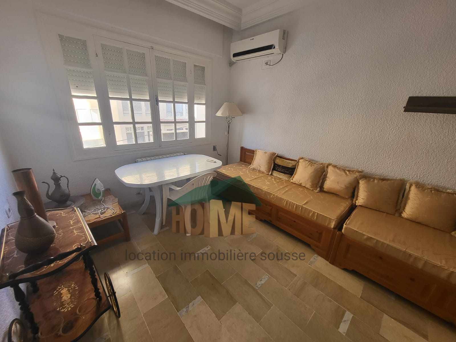 Sousse Ville Sousse Corniche Location Appart. 2 pices S2 meubl a tej marhaba