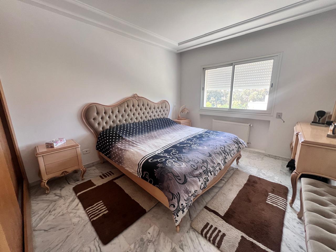 Ain Zaghouan Jardins de Carthage Location Appart. 3 pices S3 meubl l  jardins de carthage