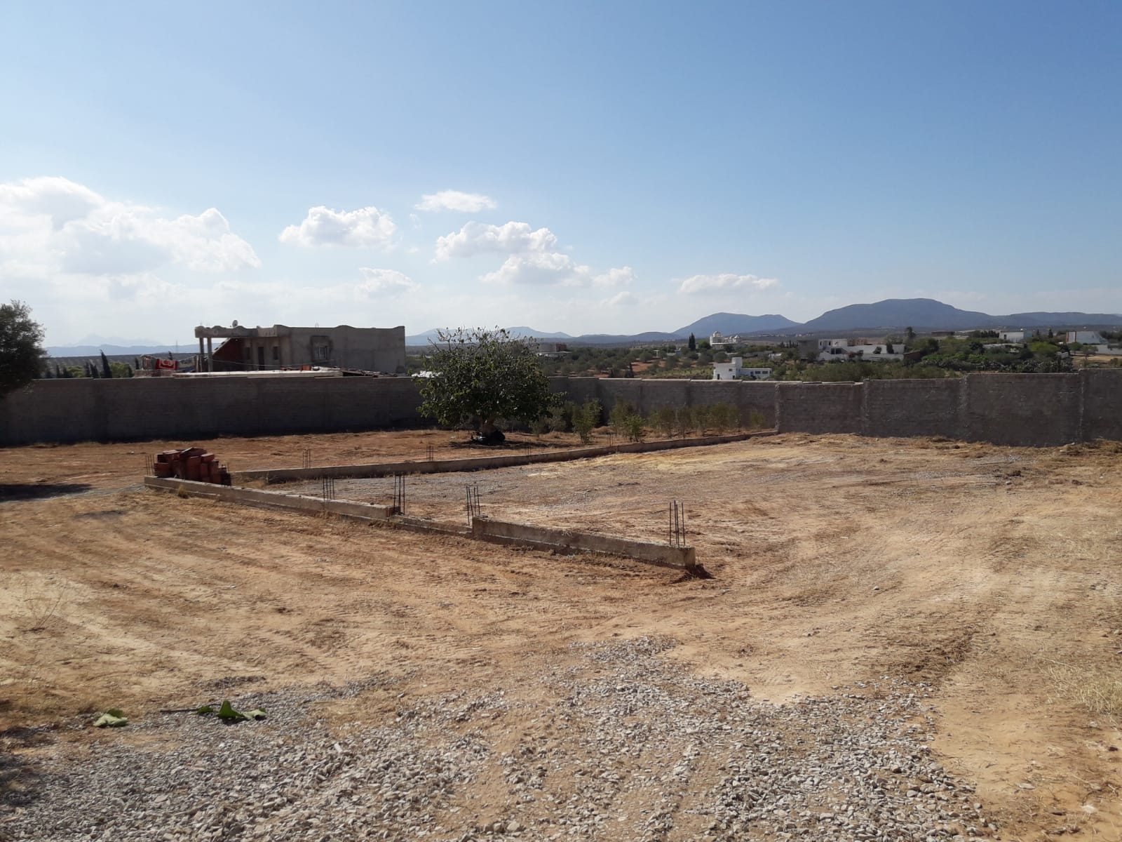 Hammamet Cite Bir Chaaba Terrain Terrain nu Terrain cltur avec vue panoramique