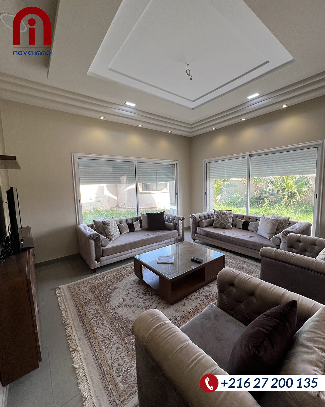 Sakiet Eddaier Sidi Mansour Location Maisons Villa luxueuse et meuble rte sidi mansour km 6
