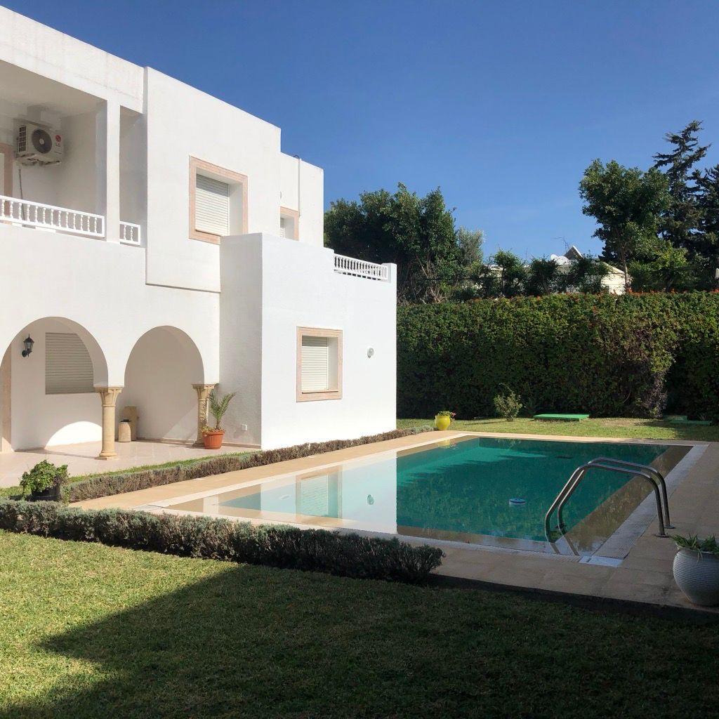 La Marsa Marsa Ennassim Location Maisons Villa avec piscine  la marsa nassim