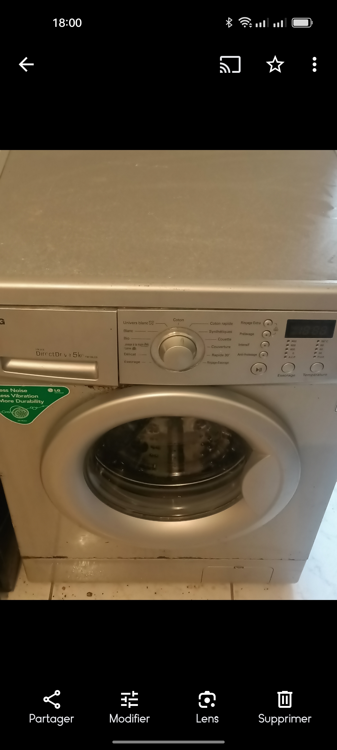 El Mourouj Residence Type Lave-linge Autre Machine a laver automatique lg