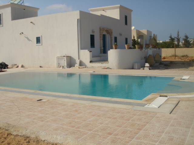 Djerba - Midoun Zone Hoteliere Location vacances Maisons Villa 3 cac salon avec piscine privee