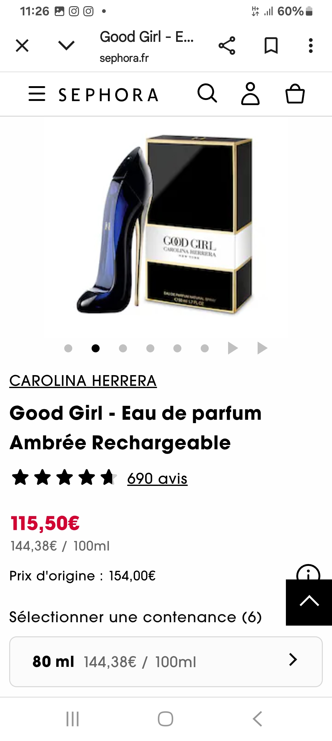 Ariana Ville Riadh Landlous Autre Autre Carolina herrera  good girl eau de parfum