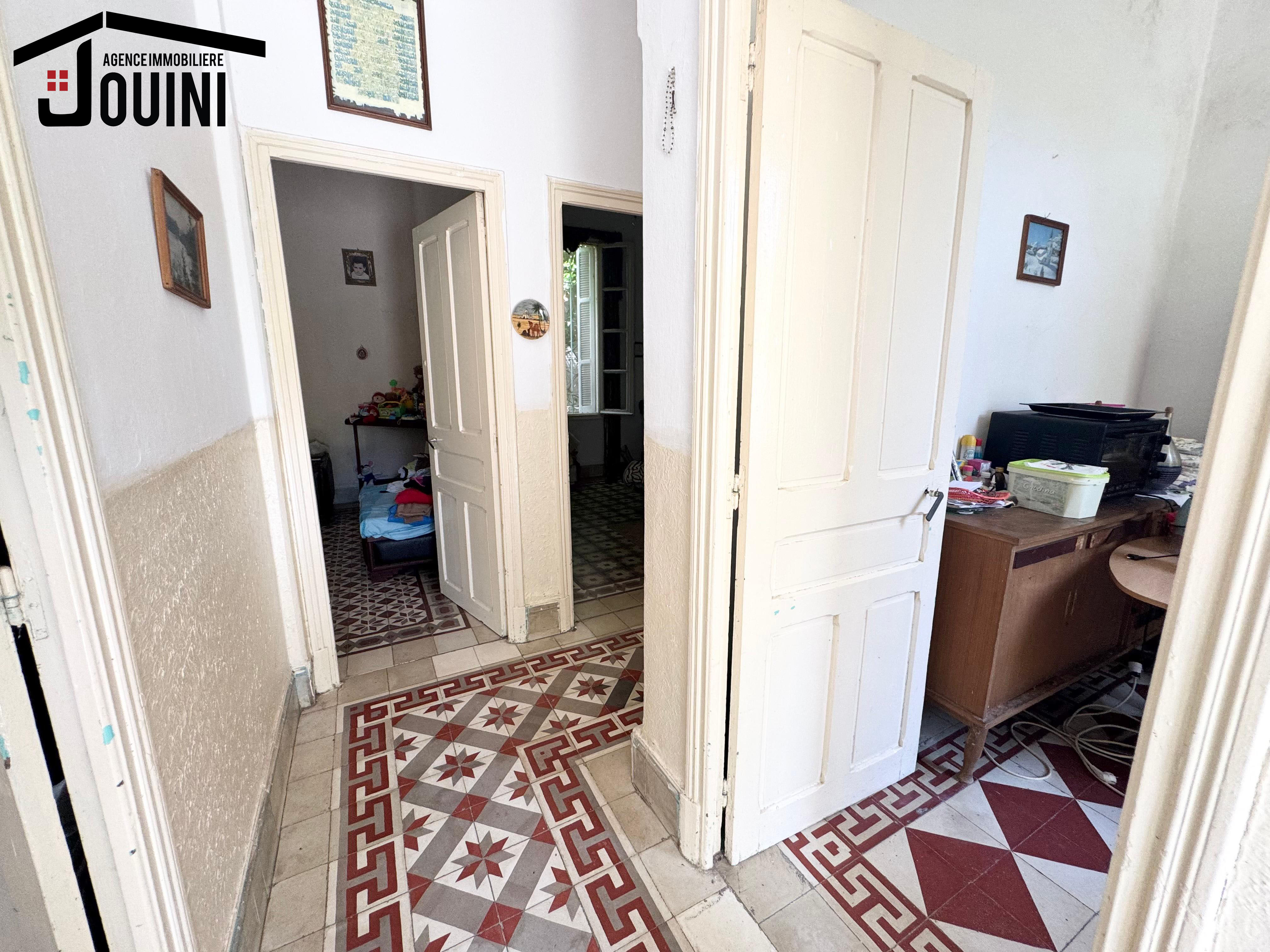 El Ouerdia Bellevue Vente Appart. 4 pices Maison 450 m2  bellevue tunis