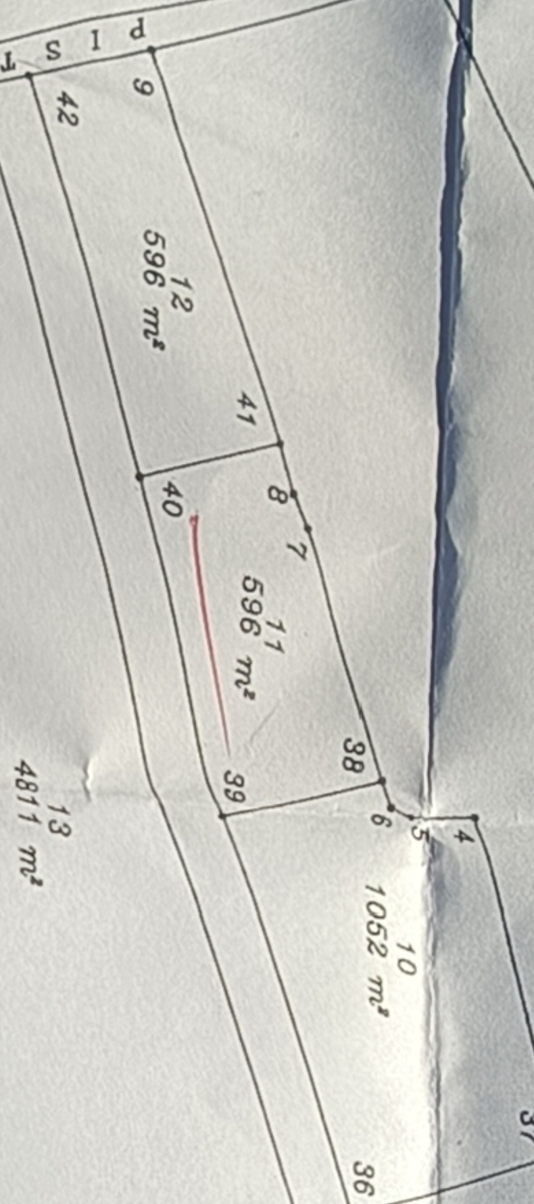 Akouda Chatt Meriem Terrain Terrain nu Lot 600 m2 vue mer
