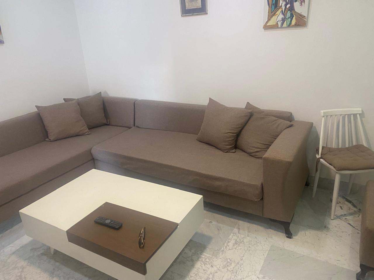 La Marsa El Aouina Location Appart. 2 pices S1 meuble jardin de l'aouina