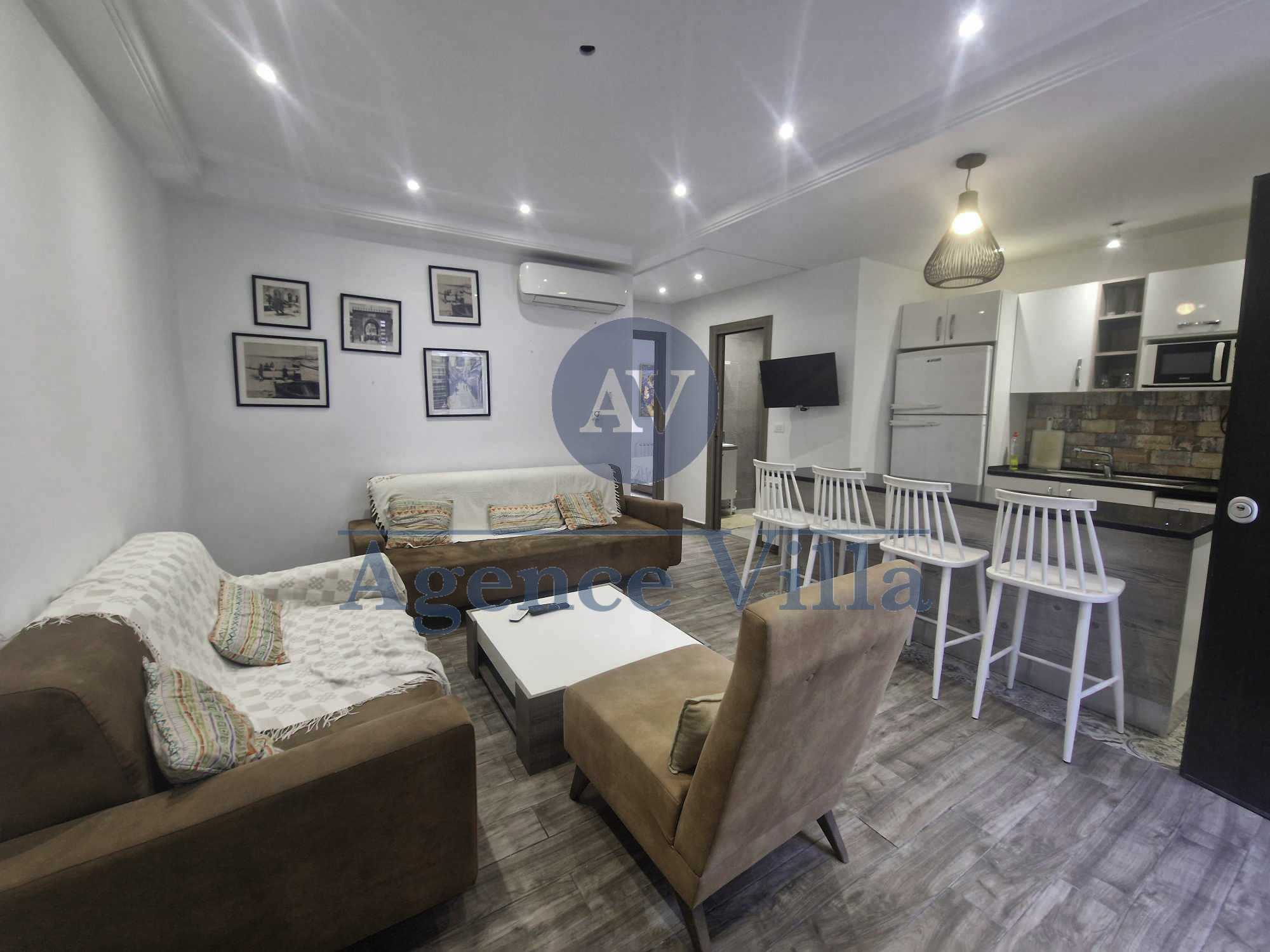 La Marsa Sidi Daoud Location Appart. 3 pices Un appartement s2   la marsa meubl