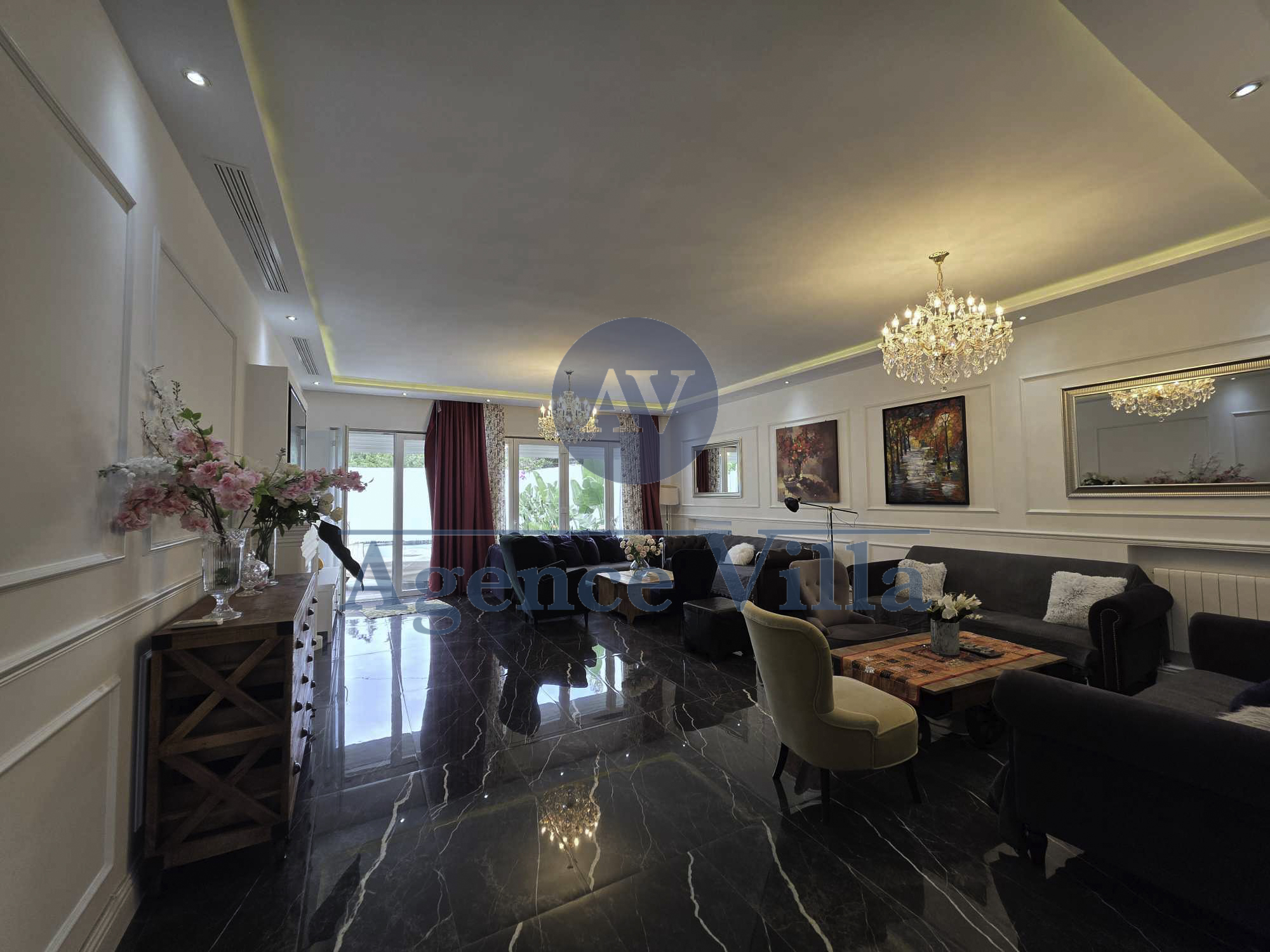 La Marsa Cite El Khalil Location Maisons Une villa haut standing meuble  la marsa