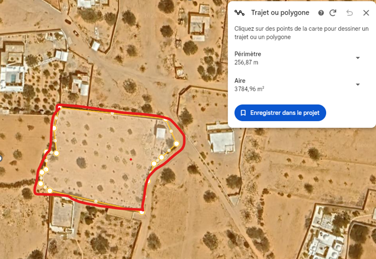 Djerba - Houmet Essouk Sedghiane Terrain Terrain agricole Terrain clotur de 3900 m2 avec permit de btir