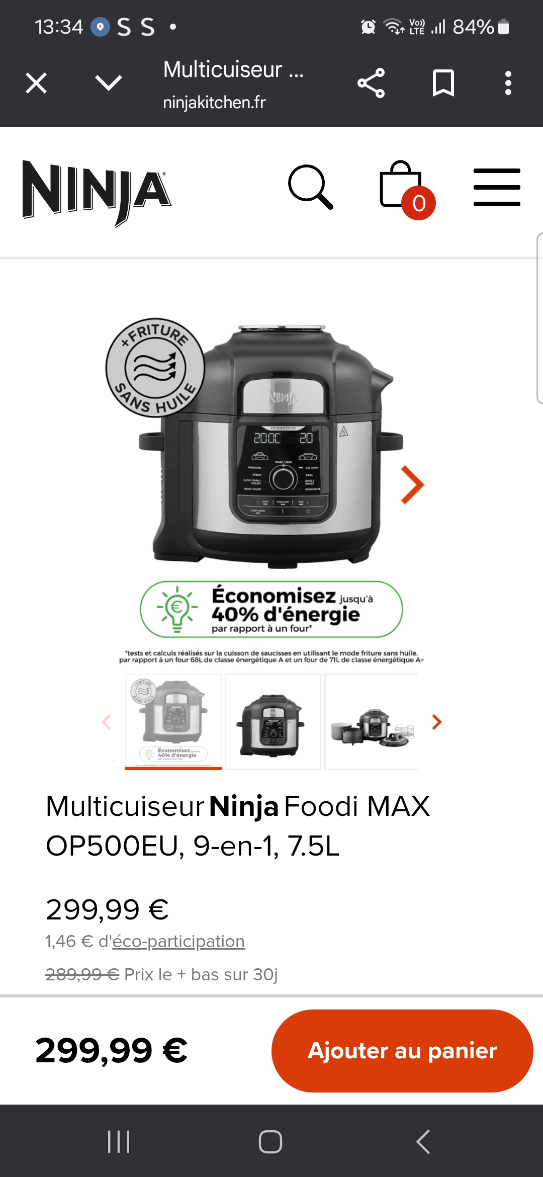 Bizerte Nord Cite El Korniche 1 Mixeur, batteur & robot Autre Ninja foodi max