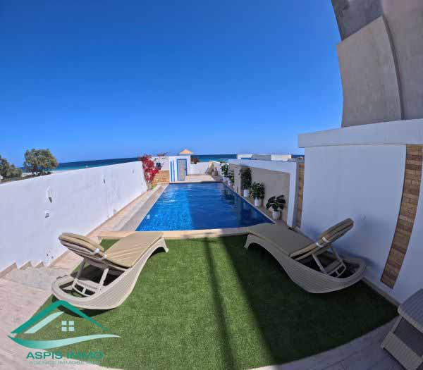 Kelibia Kelibia Location vacances Maisons Lcv011villa avec piscine plage ain grinz kelibia