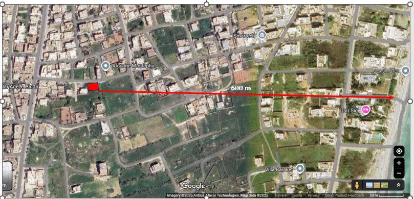 Mahdia Rejiche Terrain Terrain nu Lot de terrain nu  rajiche rue farhat hached
