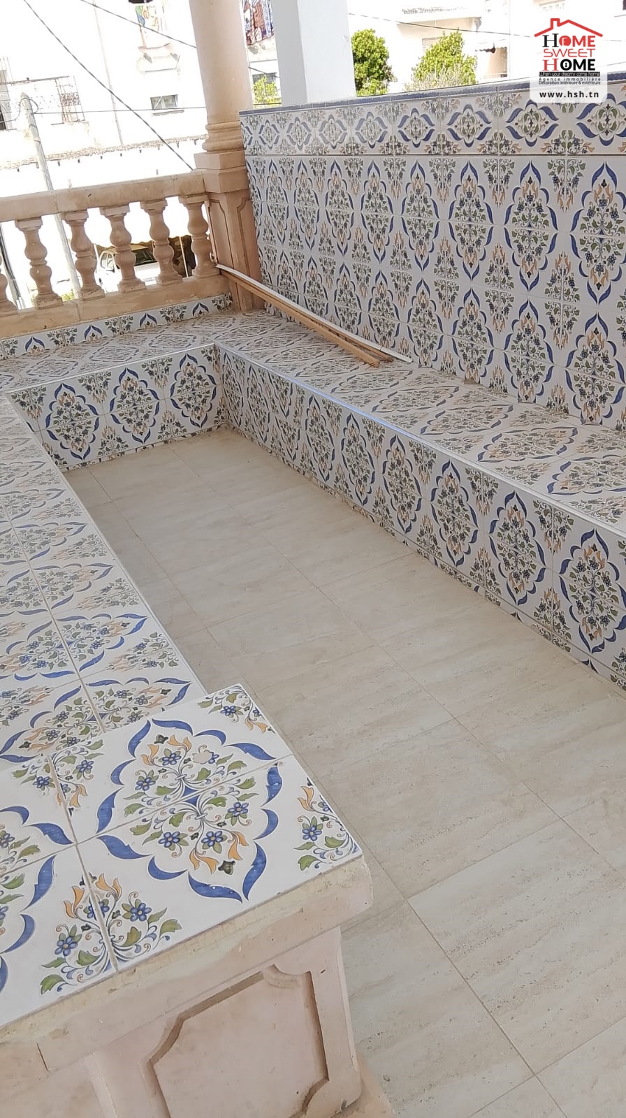 Carthage Salambo Location Appart. 4 pices Etage de villa s3 tulipe   salambo
