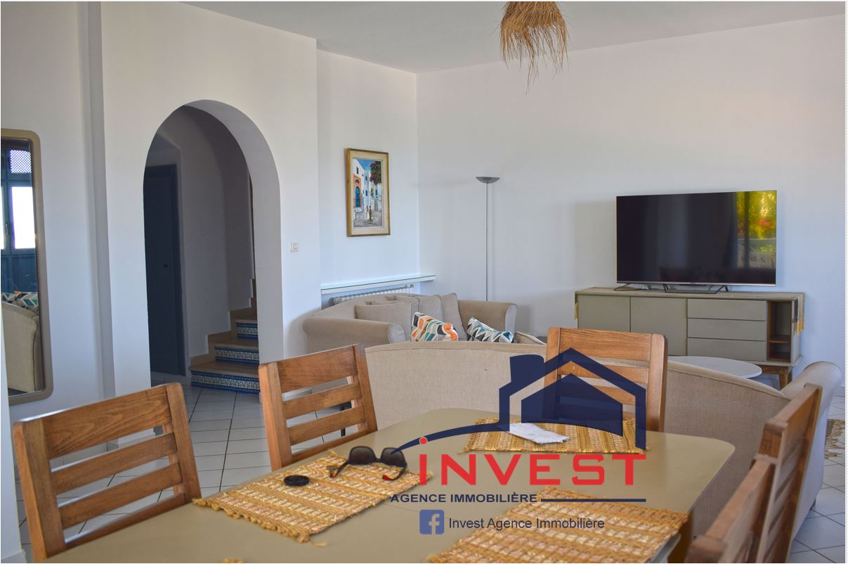 La Marsa Gammart Location Duplex Duplex meubl avec vue mer au golden tulip