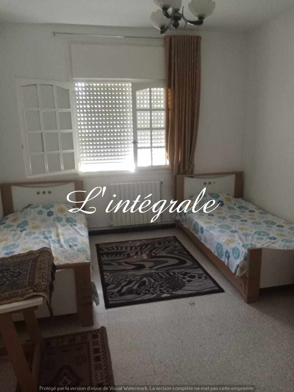 Ariana Ville El Menzah 6 Location Appart. 4 pices S3 rdc meubl