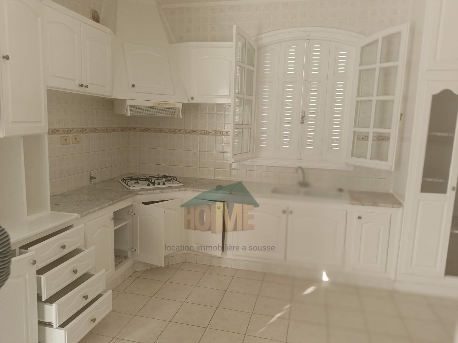 Hammam Sousse Hammam Sousse Location Appart. 2 pices S2 etage de villa