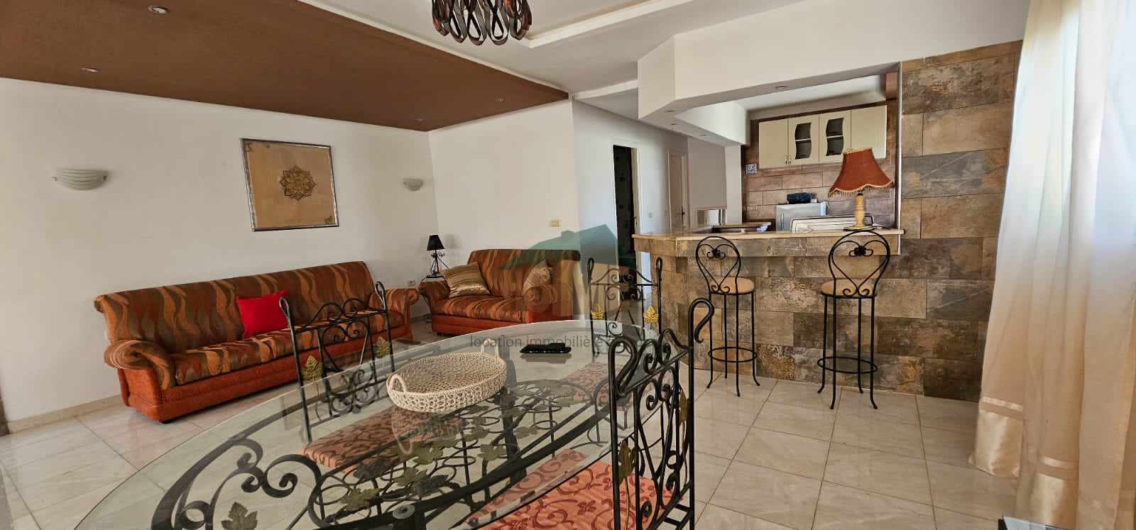 Sousse Jaouhara Sousse Khezama Location Appart. 2 pices Appartement s2 meubl a lanne