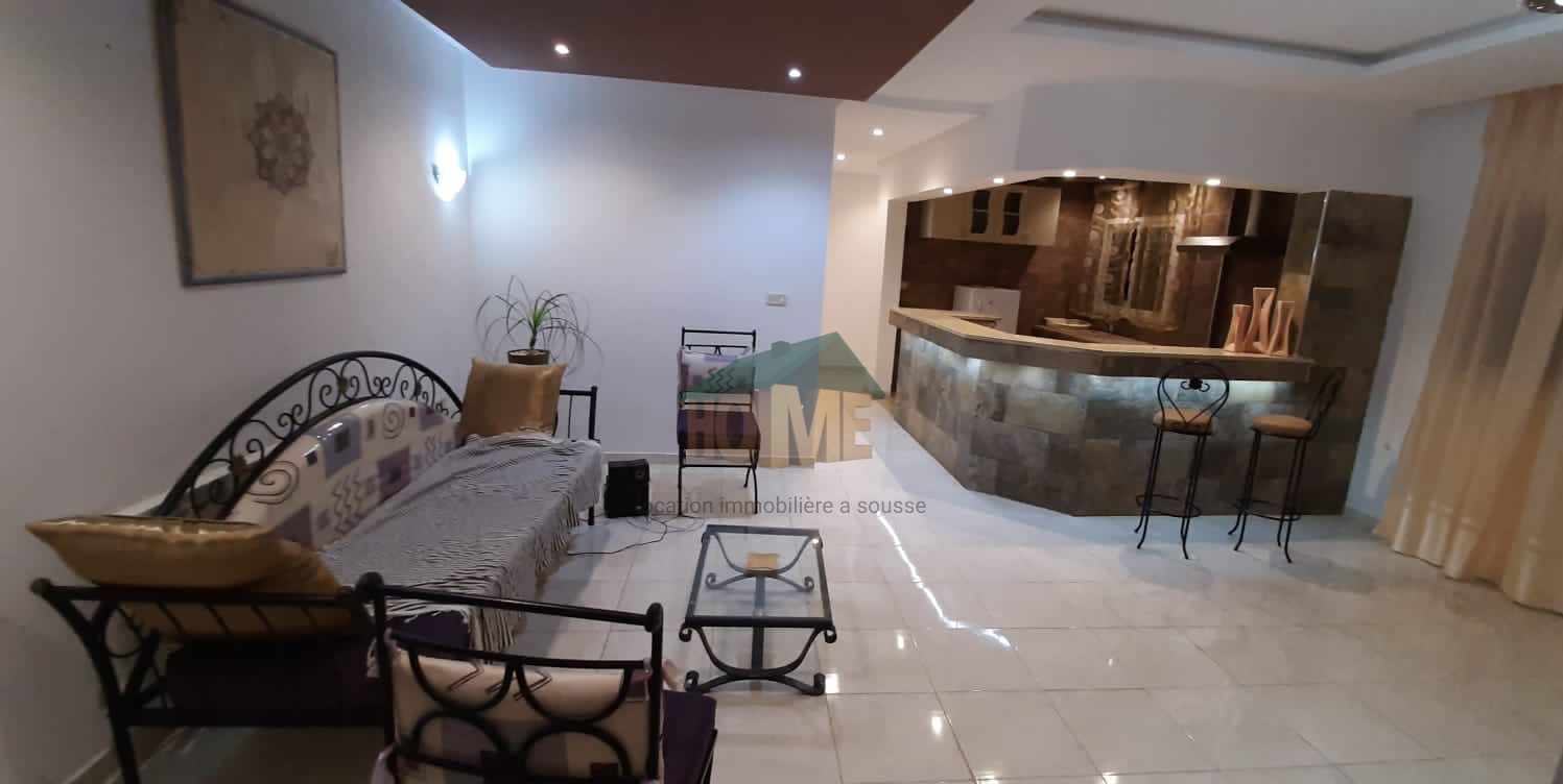 Sousse Jaouhara Sousse Khezama Location Appart. 2 pices Appartement s2 meubl a lanne