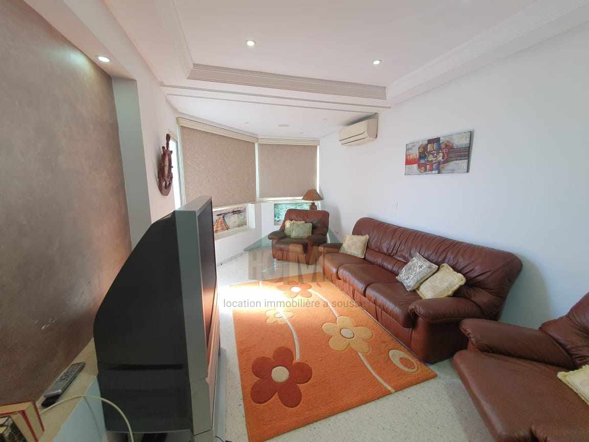 Sousse Jaouhara Sahloul Location Appart. 2 pices S2 meubl a lanne a sahloul