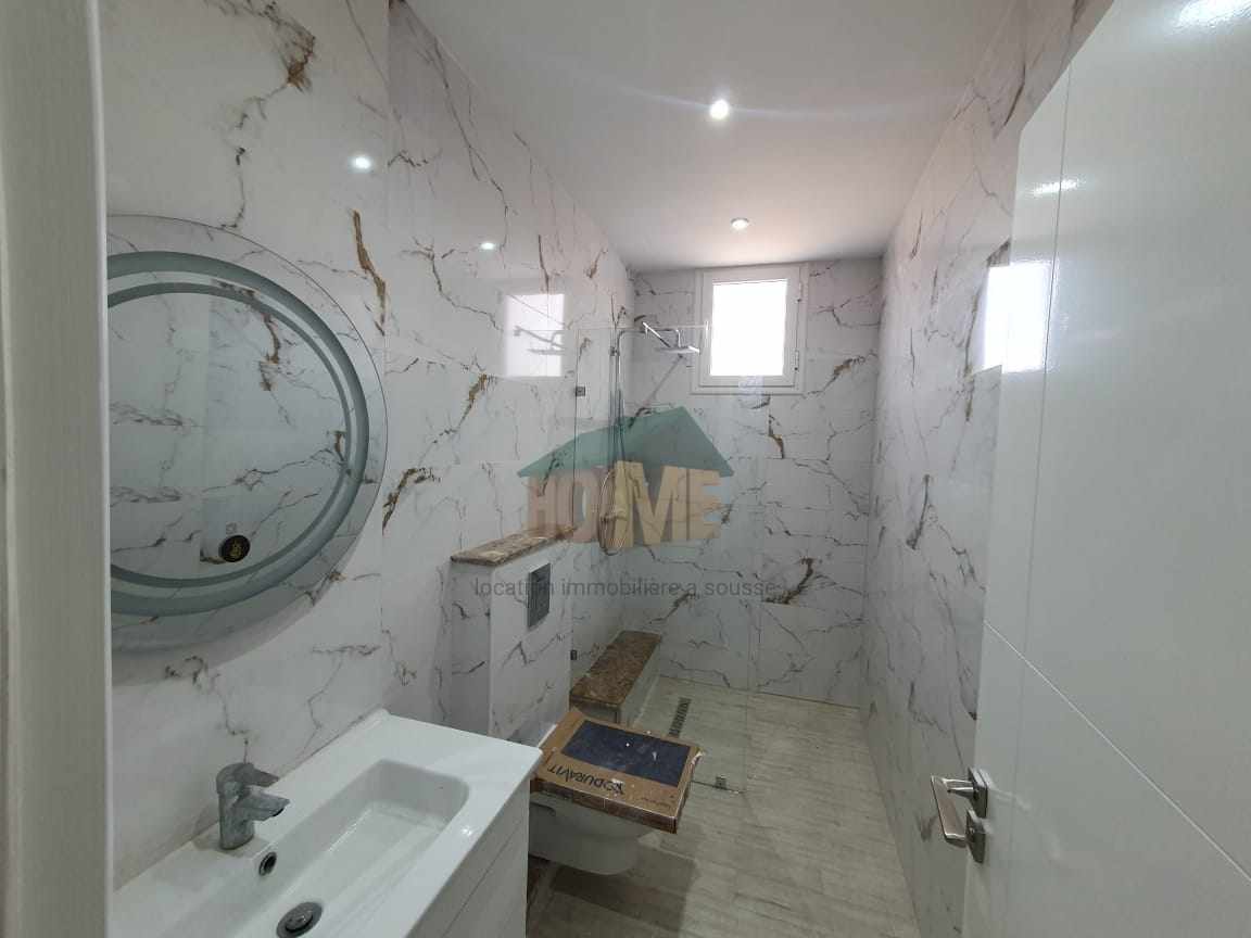 Sousse Jaouhara Sahloul Location Appart. 2 pices S2 rdc jamais habit